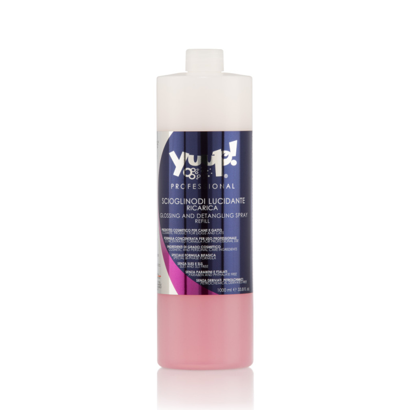 Yuup! Lesk a rozčesávací sprej pro psy Yuup 1000 ml