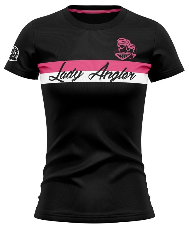 Hotspot design tričko lady angler s pruhy - l