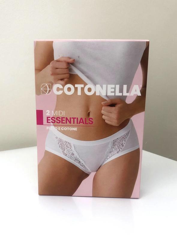 Kalhotky Cotonella GD 130 Midi A'2 M-2XL béžová/béžová XL