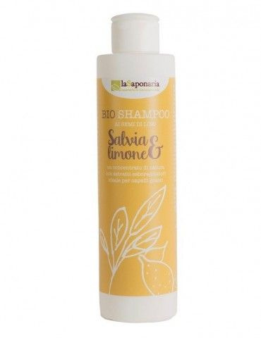 laSaponaria Šampon se šalvějí a citrónem BIO, 200 ml