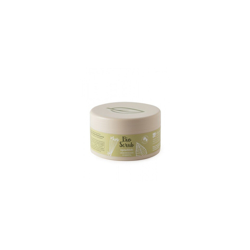 laSaponaria Tělový peeling s citrónovou trávou a mátou BIO, 250 g