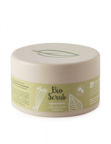 laSaponaria Tělový peeling s citrónovou trávou a mátou BIO, 250 g