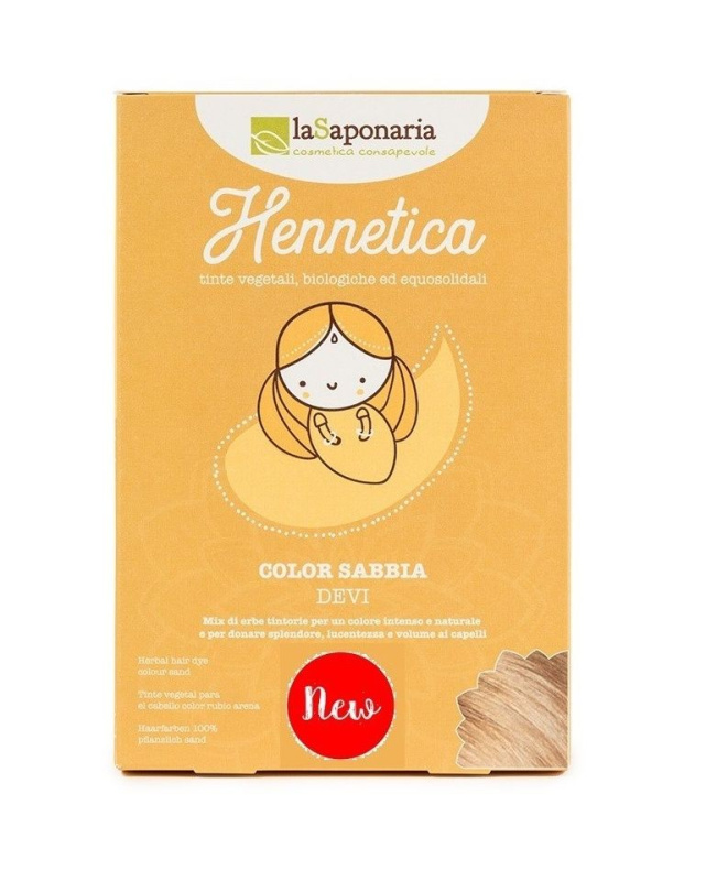 laSaponaria Přírodní barva na vlasy Devi BIO - písek, 100 g