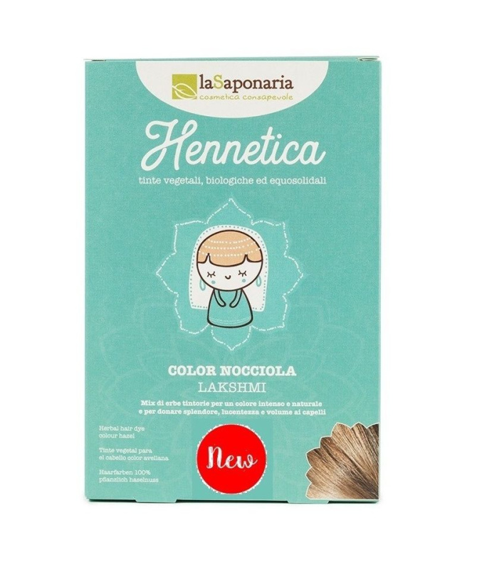 laSaponaria Přírodní barva na vlasy Lakshmi BIO- lískový ořech, 100 g