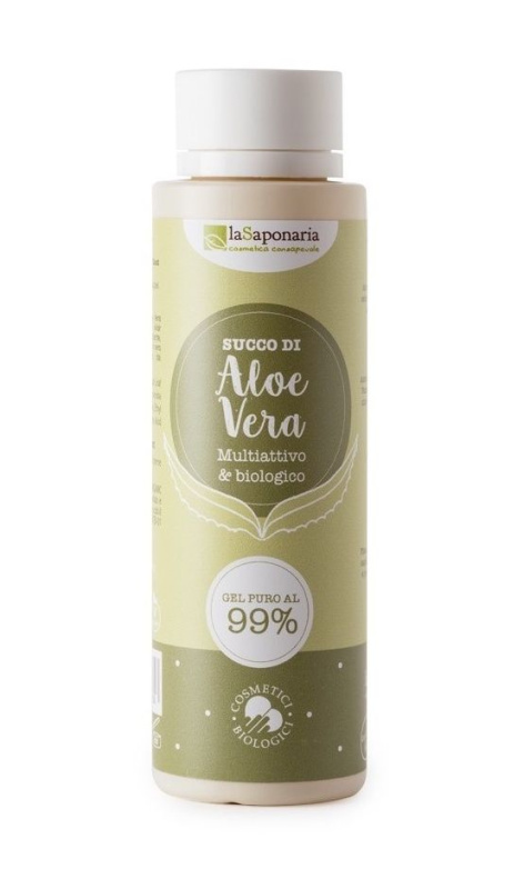 laSaponaria 99% Aloe vera gel na tělo a vlasy BIO, 150 ml