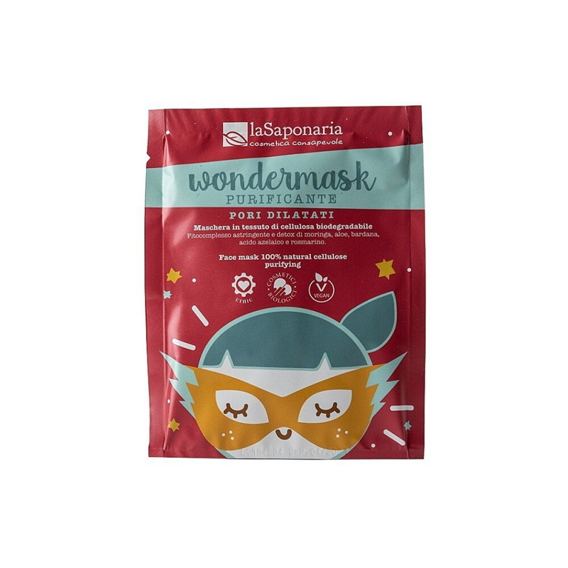 laSaponaria Čisticí pleťová maska Wondermask BIO, 10 ml