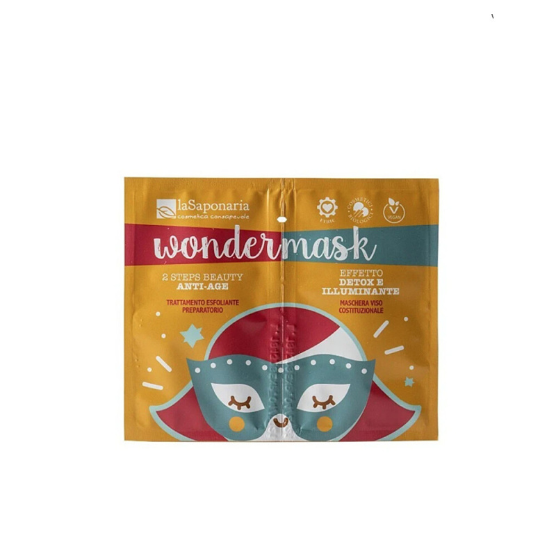 laSaponaria Dvoufázová pleťová maska proti stárnutí Wondermask, 8+5 ml