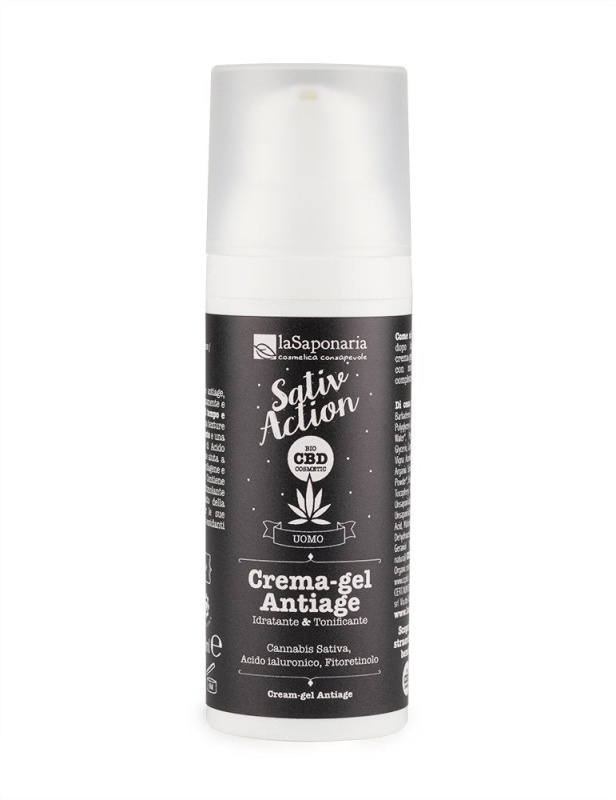 laSaponaria Pleťové sérum s konopným CBD pro pány BIO, 50 ml