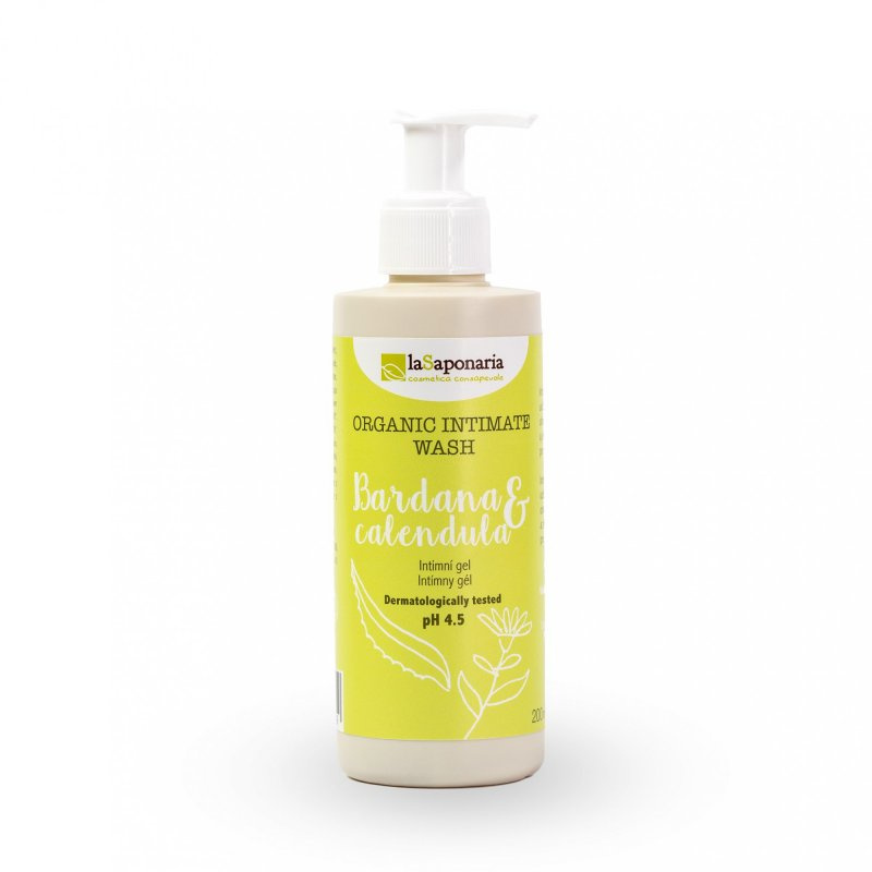 laSaponaria Intimní gel BIO- udržuje přirozené ph 4.5, 200 ml