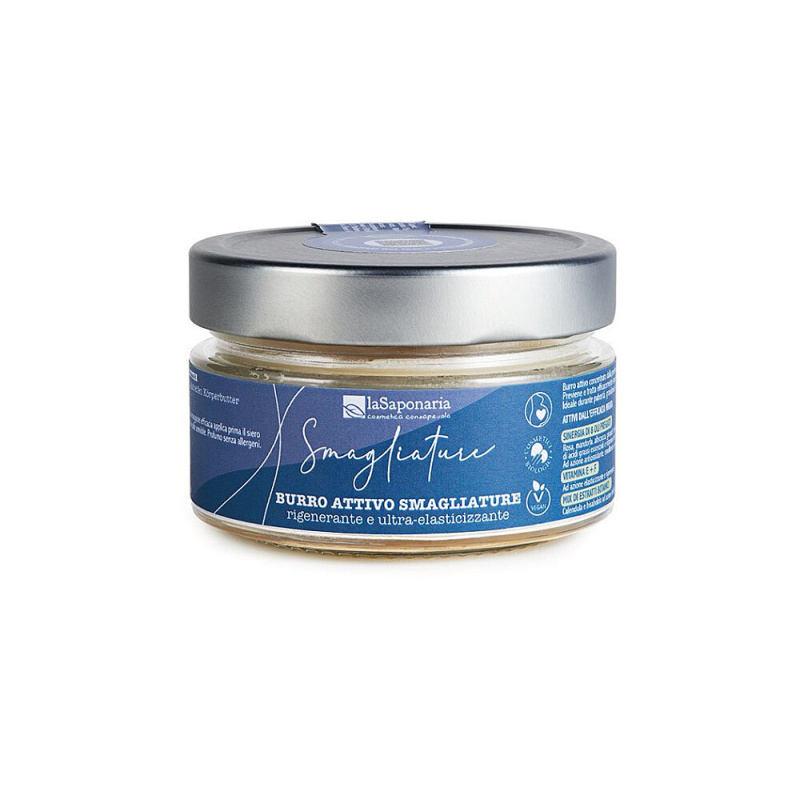 laSaponaria Tělové máslo na strie BIO - zvyšuje elasticitu pokožky, 150 ml