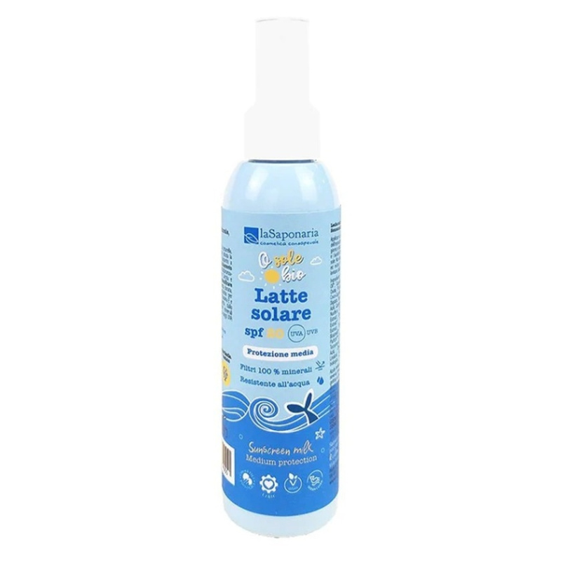 LA SAPONARIA Opalovací mléko SPF 20 BIO 125 ml