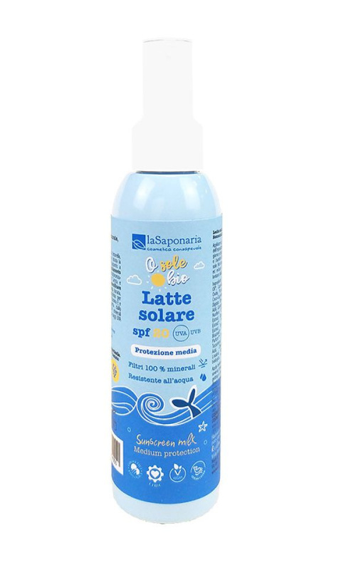 LA SAPONARIA Opalovací mléko SPF 20 BIO 125 ml