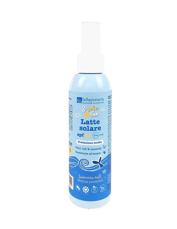 LA SAPONARIA Opalovací mléko SPF 20 BIO 125 ml