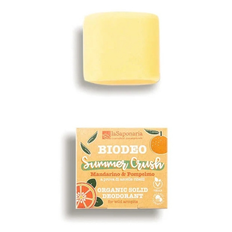 laSaponaria Tuhý deodorant Summer Crush BIO- s exotickou vůní citrusů, 40 g