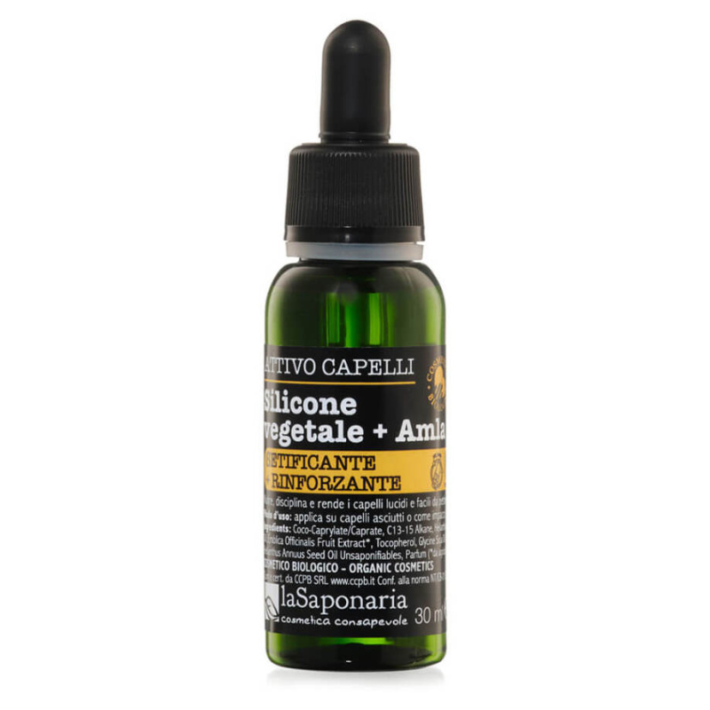 laSaponaria Rostlinný silikon + Amla - suchý olej na vlasy, 30 ml