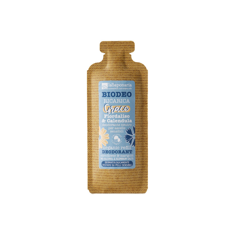 laSaponaria Náplň do roll-on deodorantu Grace bez vůně BIO, 40 ml