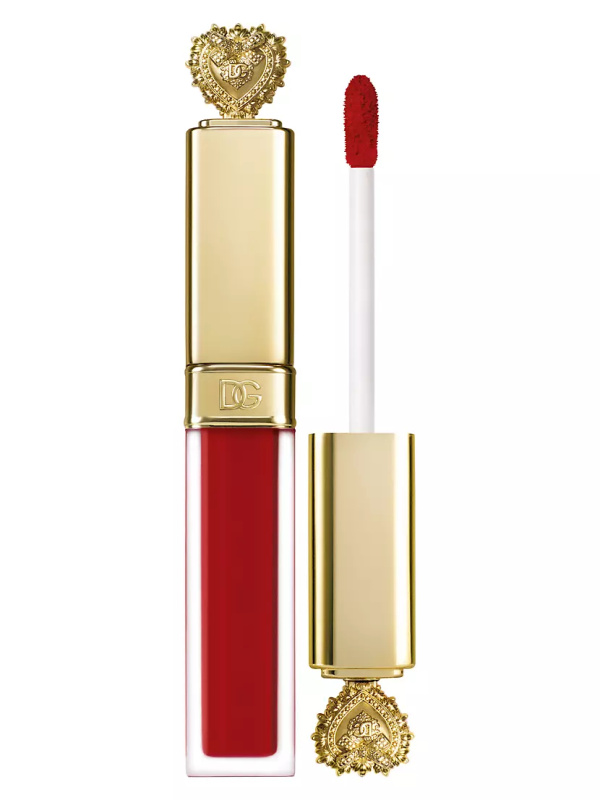 Dolce&Gabbana Flawless Everkiss Liquid Lip lehká tekutá matná rtěnka odstín DEVOTION 405 5 ml