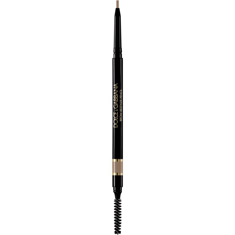 Dolce&Gabbana Brow Restyler Pencil tužka na obočí s kartáčkem odstín 01 Honey Blonde - Neutral Ash Beige 0.09 g