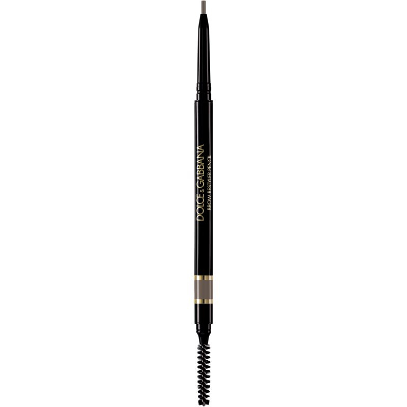 Dolce&Gabbana Brow Restyler Pencil tužka na obočí s kartáčkem odstín 02 Dark Blonde - Neutral Soft Brown 0.09 g