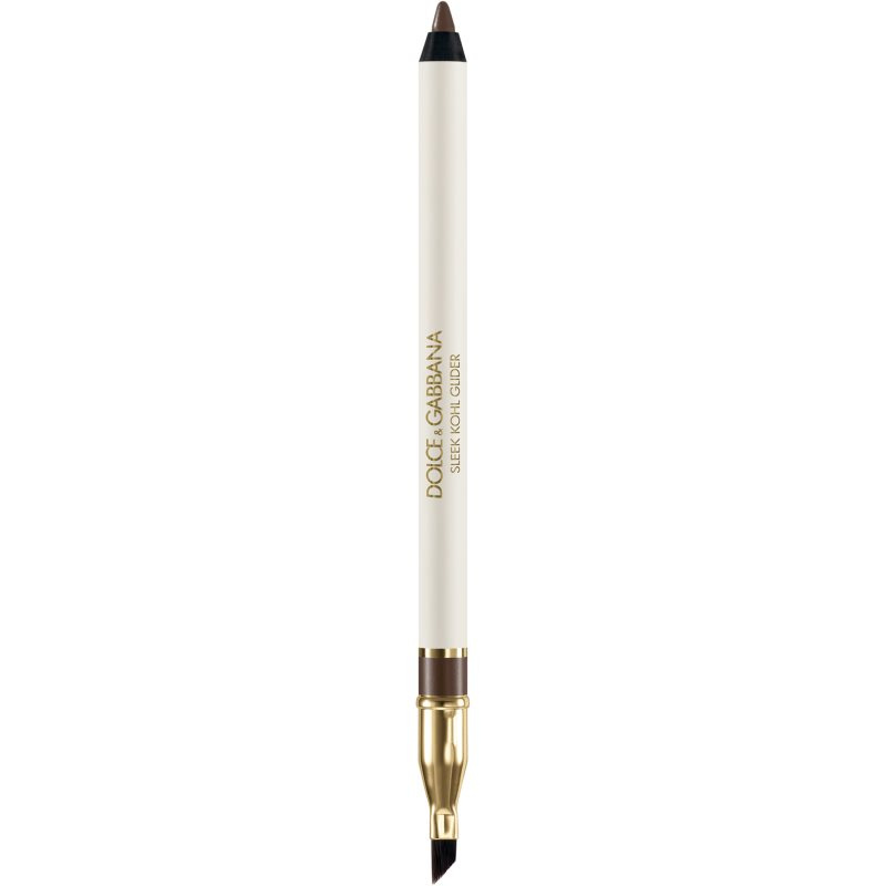 Dolce&Gabbana Sleek Kohl Glider tužka na oči se štětečkem odstín 02 Espresso Brown - Deep Warm Brown 1.2 g