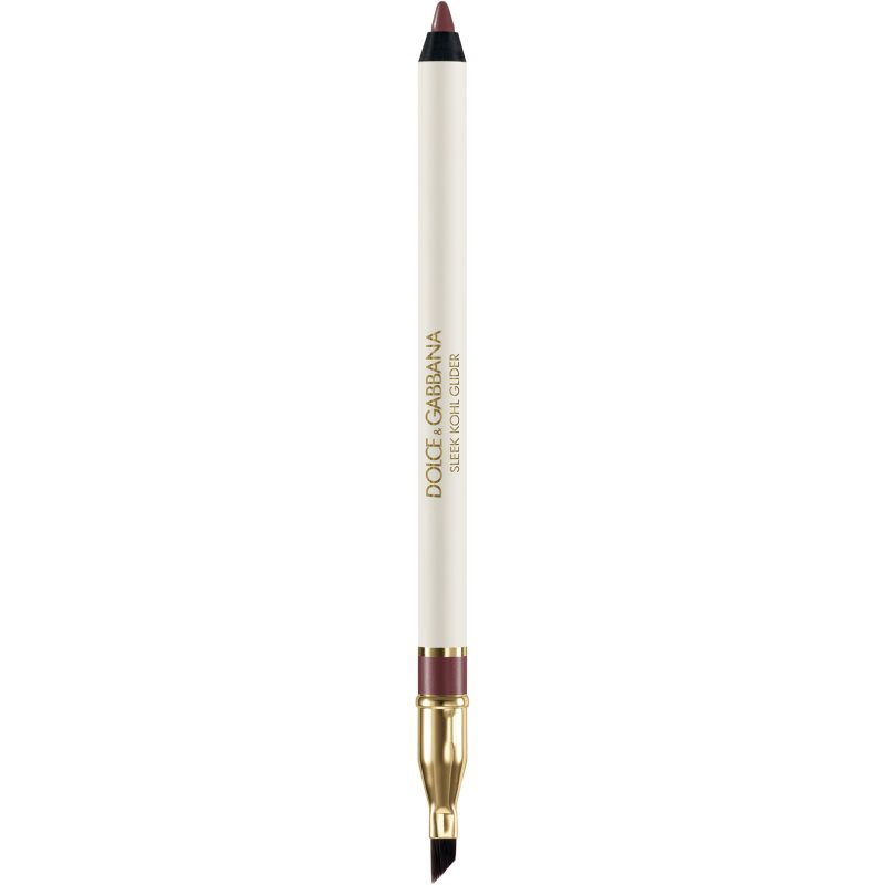 Dolce&Gabbana Sleek Kohl Glider tužka na oči se štětečkem odstín 03 Roaring Burgundy - Deep Warm Red 1.2 g