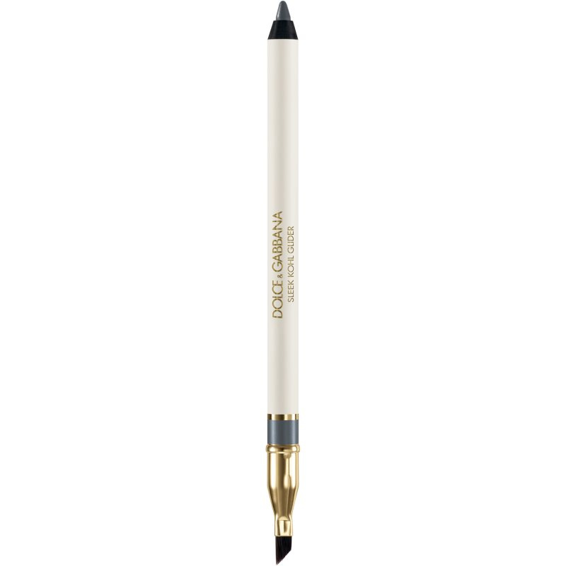 Dolce&Gabbana Sleek Kohl Glider tužka na oči se štětečkem odstín 06 Metallic Steel - Blue Toned Metallic Silver Grey 1.2 g