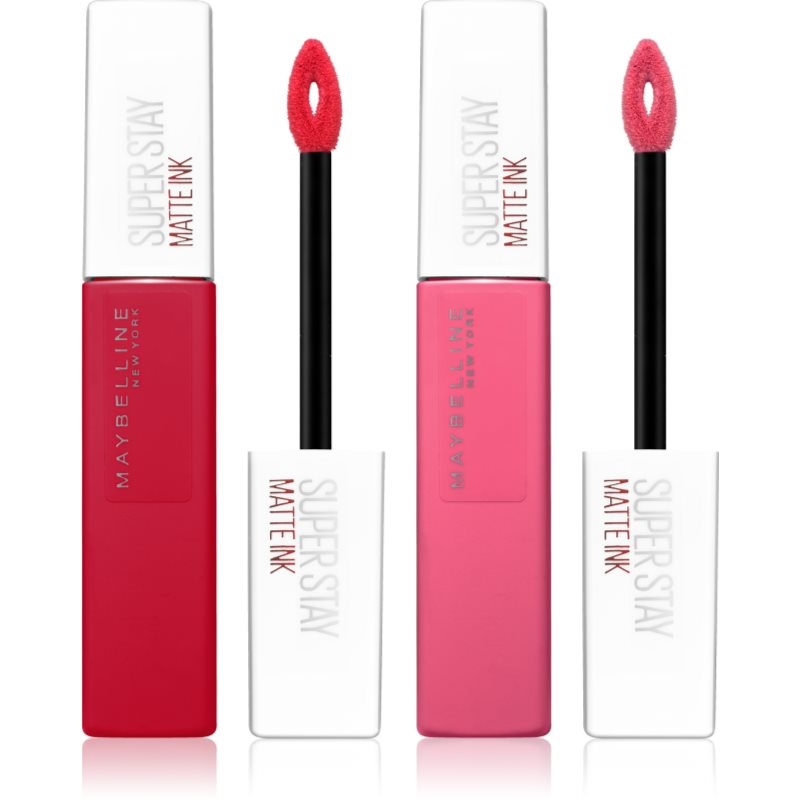 MAYBELLINE NEW YORK SuperStay Matte Ink matná tekutá rtěnka výhodné balení