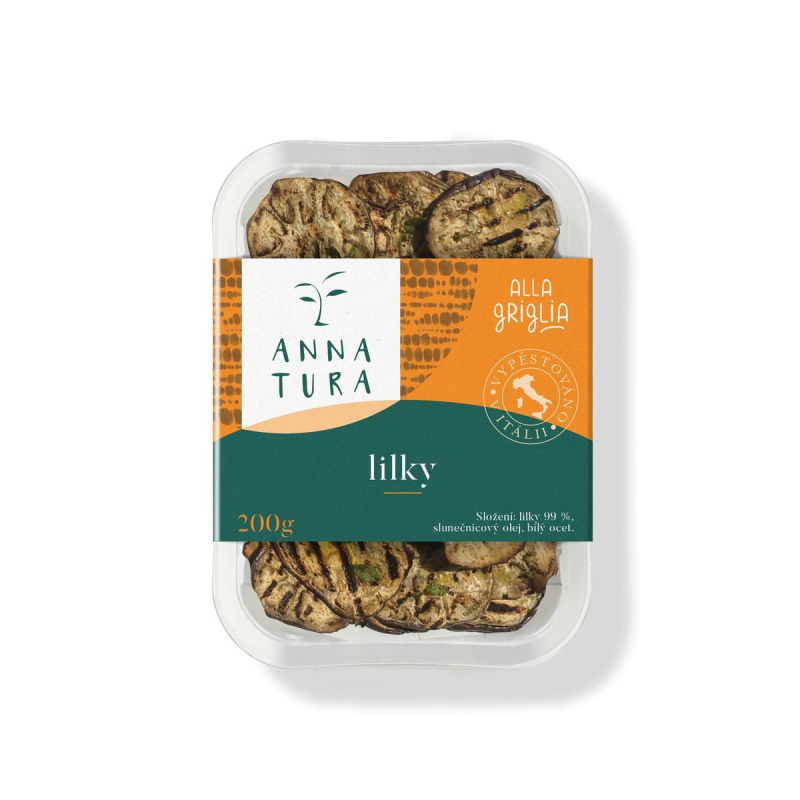 Annatura Grilovaný lilek plátky, balení