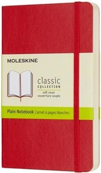 Zápisník Moleskine měkký čistý červený S
