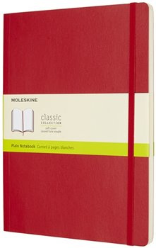 Moleskine zápisník měkký čistý - červený XL