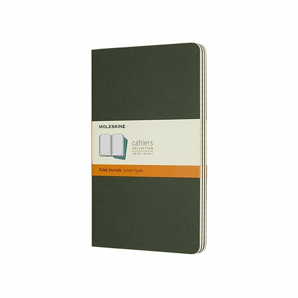 Moleskine sešity 3 ks linkované - zelené L