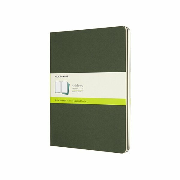 Moleskine Sešity 3 ks čisté - zelené XL