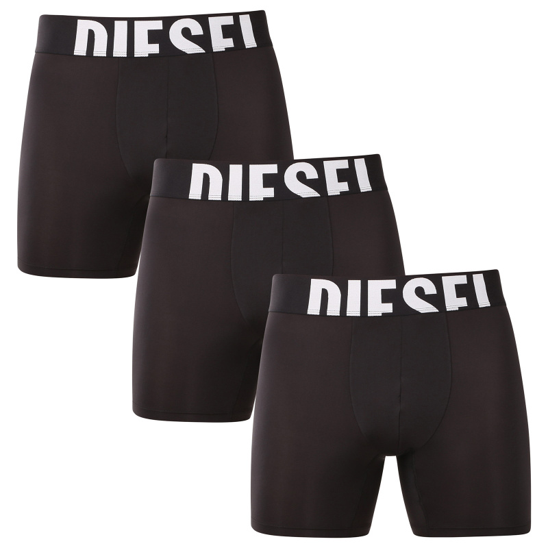 3PACK pánské boxerky Diesel černé (A17581-0DCBL-E4101) M, trenky / trenýrky