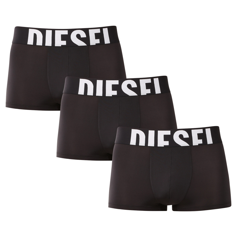 3PACK pánské boxerky Diesel černé (A17743-0DCBL-E4101) M, trenky / trenýrky
