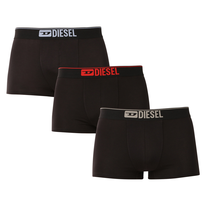 3PACK pánské boxerky Diesel černé (00ST3V-0GDAC-E7201) L, trenky / trenýrky