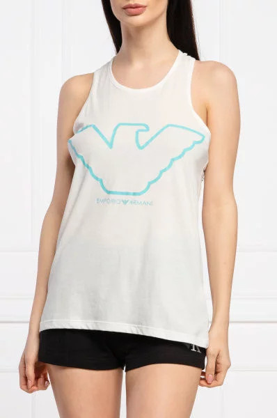 Dámská noční košile 164335 0P255 00110 bílá - Emporio Armani bílá M