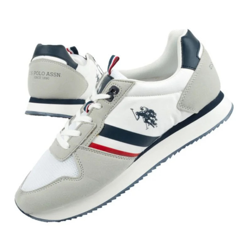 U.S. Polo ASSN. M NOBIL006-WHI sportovní obuv 41