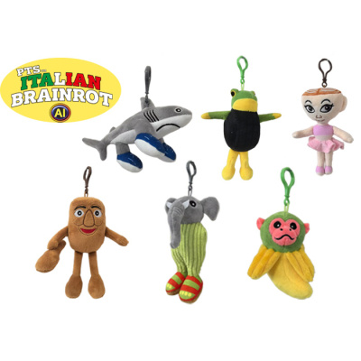 Plyšový přívěsek Brainrot 10 cm