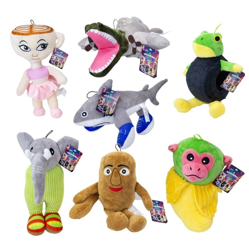 Plyšáci Brainrot AI – 7 druhů