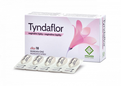 Tyndaflor vaginální čípky 10x2g