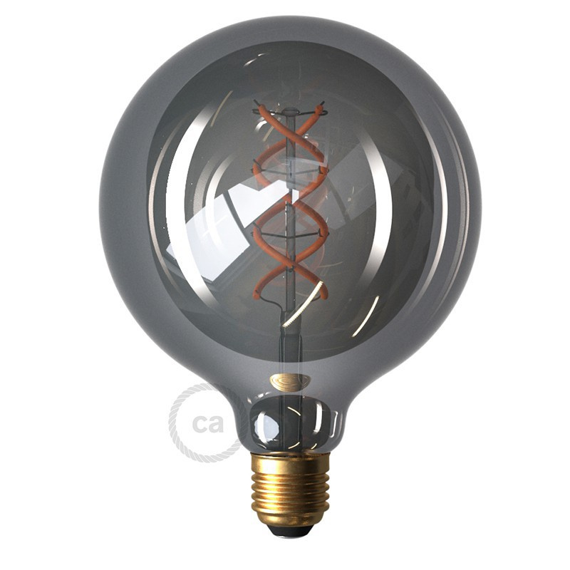 creative cables LED žárovka smoky G125 se spirálovým vláknem 5W E27 stmívatelná 2000K