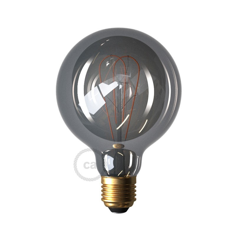 creative cables LED žárovka smoky G95 s dvojitým obloukovým vláknem 5W E27 stmívatelná 2000K