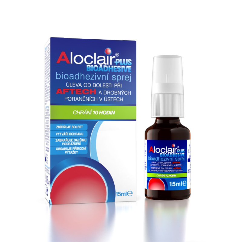 Aloclair PLUS BIOADHESIVE sprej 15ml