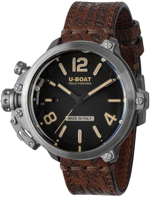 U-Boat 8807 Capsule 50 mm SS BK BE