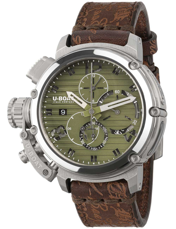 U-Boat 9591 Chimera 46mm Chrono SS Green Automatic 10ATM