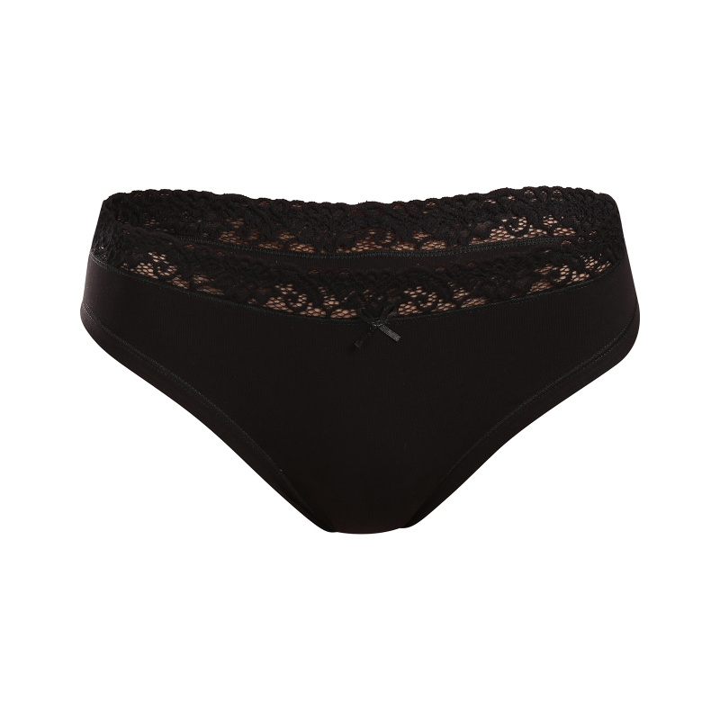 Dámská tanga Lovelygirl černá (8307-black) XL