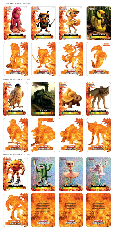Kartičky - Italian Brainrot Lamincard