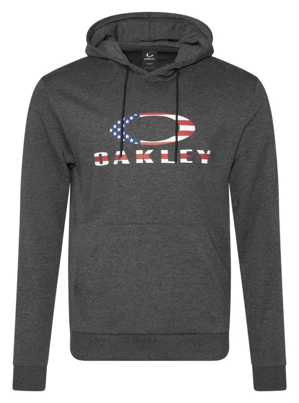 Oakley pánská mikina Bf Bark Fleece Dark Grey Heather | Šedá | Velikost L