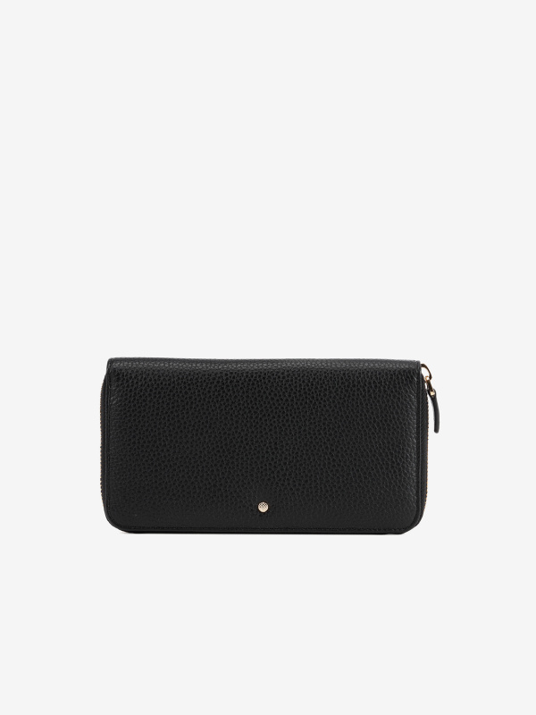 Černá dámská kožená peněženka Geox