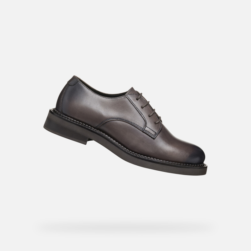 Tmavě hnědé dámské boty Geox Serilda